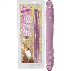  Двусторонний фаллоимитатор Candy Double Lover 30 см 