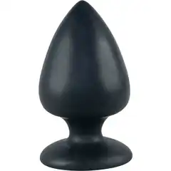  Большая чёрная анальная втулка Black Velvet Extra XL 14 см 