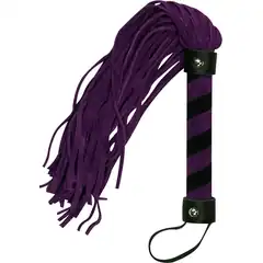  Фиолетовая замшевая плётка Bad Kitty Lila 38 см 