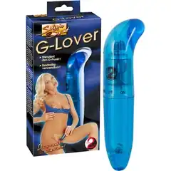  Синий вибратор для массажа G-spot 12,5 см 
