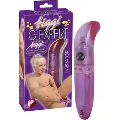  Фиолетовый вибратор для стимуляции G -spot 12 см. 