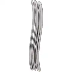 Набор из 3 серебристых диляторов для уретры 3 Dilators in a Set 