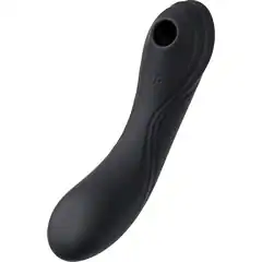  Черный вакуум-волновой вибростимулятор Satisfyer Curvy Trinity 4 