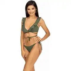  Оригинальный sexy-купальник с оборками 