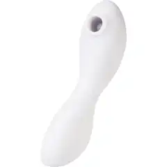  Белый вибратор 3-в-1 Curvy Trinity 5 