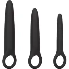  Набор из 3 черных анальных расширителей Boundless Dilator Trio 