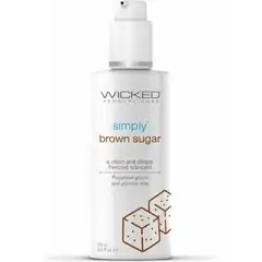  Гель-лубрикант на водной основе с ароматом коричневого сахара Wicked Simply Brown Sugar 70 мл 