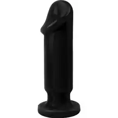 Черный анальный фаллоимитатор Anal Trainer L 16,5 см 