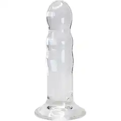  Прозрачный фаллоимитатор на присоске Gallant Jelly Dildo 16 см 