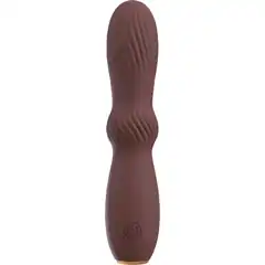  Коричневый вибратор Hazel 04 15 см 