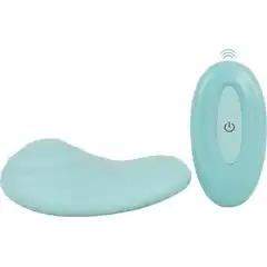  Аквамариновый вибратор в трусики с пультом ДУ Panty Vibrator 