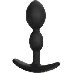  Черная анальная пробка для ношения 2X Teardrop Plug 