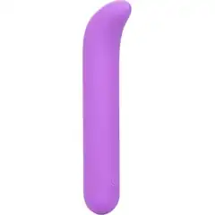  Фиолетовый мини-вибромассажер Liquid Silicone Mini G Vibe для стимуляции зоны G 10,75 см 
