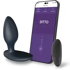  Черная анальная вибровтулка We-Vibe Ditto 