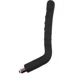  Черный анальный вибратор Rectal Reacher Vibe 25 см 