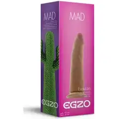  Телесный фаллоимитатор без мошонки Mad Cactus 17,5 см. FFF 