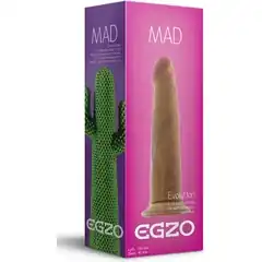  Телесный фаллоимитатор без мошонки Mad Cactus 18,5 см. FFF 