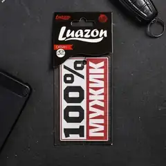 Ароматизатор в автомобиль «100% мужик» 