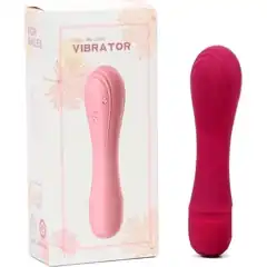  Бордовый мини-вибратор LILO 11,8 см 