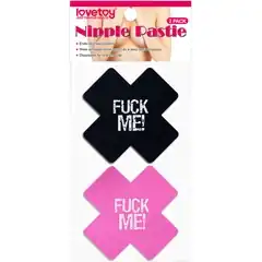  Набор из 2 пар пэстисов Cross Pattern Nipple Pasties 