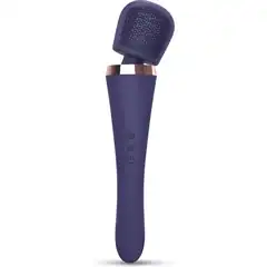 Темно-синий вибромассажёр Brush Crush 