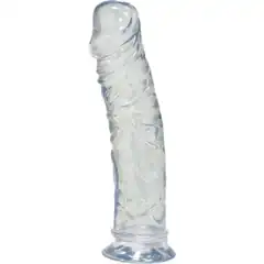  Прозрачный фаллоимитатор Medium Dong 19,5 см 