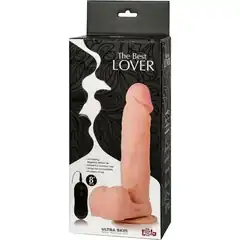  Реалистичный вибратор The Best Lover 8 на присоске 22 см 
