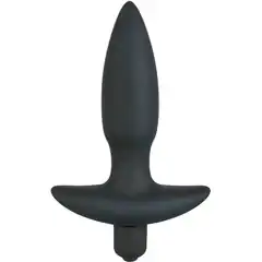  Анальная вибровтулка с 5 скоростями вибрации Vibrating Plug Small 13 см 