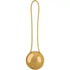  Золотистый вагинальный шарик Pleasure Ball Deluxe 