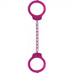  Металлические розовые оковы Pleasure Legcuffs 