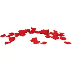  Декоративные розовые лепестки With Love Rose Scented Silk Petals 