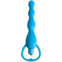  Анальная ёлочка с вибрацией Climax Silicone Vibrating Bum Beads 16 см 