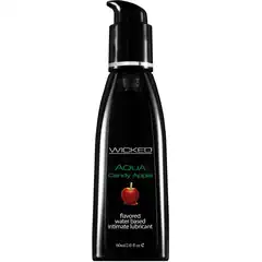  Лубрикант с ароматом сахарного яблока Wicked Aqua Candy Apple 60 мл 
