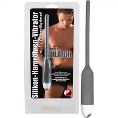  Серый вибратор для уретры Silicone Dilator 