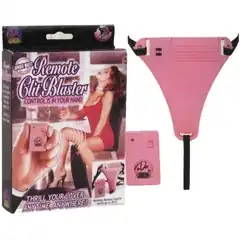  Клиторальный стимулятор на эластичных ремешках REMOTE CLIT BLASTER 