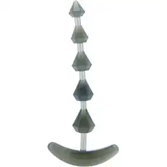  Дымчатая анальная цепочка PLIABLE PROBE 15 см 