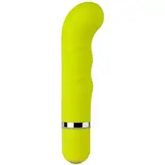  Зелёный мини-вибратор для G-массажа NEON PASSION VIBE GREEN 11,4 см 
