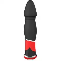  Чёрный анальный стимулятор с вибрацией BOOTYFUL CONED VIBE BLACK 
