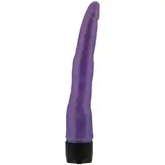  Тонкий длинный фиолетовый вибратор PEARL SHINE 9 VIBRATOR 22,8 см 