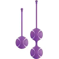  Набор фиолетовых вагинальных шариков O-balls Set 