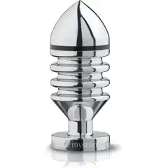  Металлическая анальная пробка Hector Helix Buttplug S 10 см 