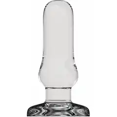  Прозрачный анальный стимулятор Bottom Line 6 Model 4 Glass 15,5 см 