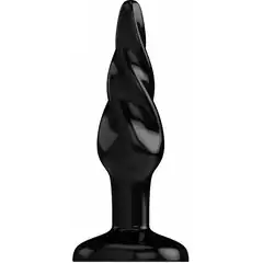  Чёрная спиралевидная пробка Bottom Line 6 Model 5 Black 15,5 см 