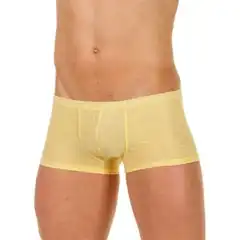 Мужские трусы-хипсы из ткани с текстурой змеиной чешуи Snake Yellow Boxer 