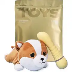  Желтый вибратор G-точки Shibae Toys 17,5 см 