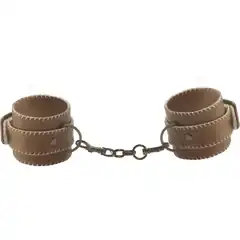 Кожаные наручники OUCH! Brown 