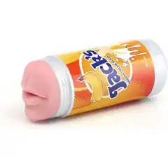  Мастурбатор-ротик Fleshlight Banana Cream Soda в тубе-банке 