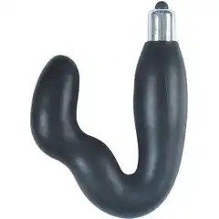  Чёрный вибратор для G-стимуляции EROTIC SHAPE 