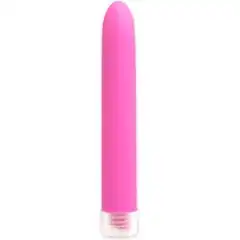  Неоново-розовый вибратор Neon Luv Touch Vibe 17 см 