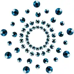  Синие наклейки на грудь Mimi Bijoux 
